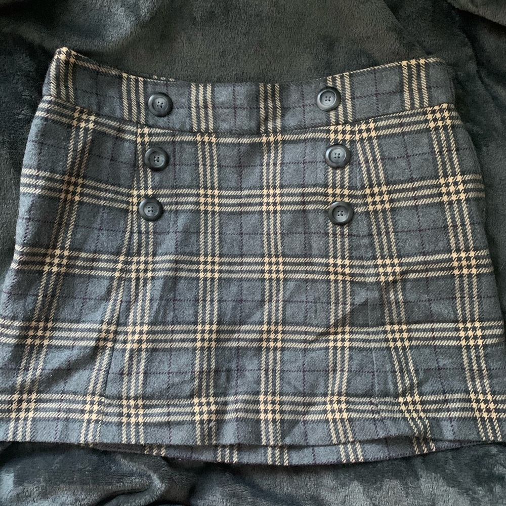 plaid skirt